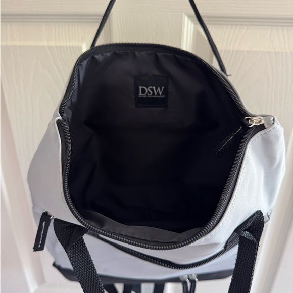 DSW Black and Cream Women's Backpack - Picture 4 of 4
